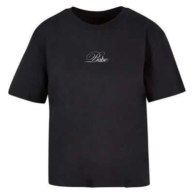 тениска,мъжки,тениски,miss,tee,babe,wording,short,sleeve,t,shirt,black