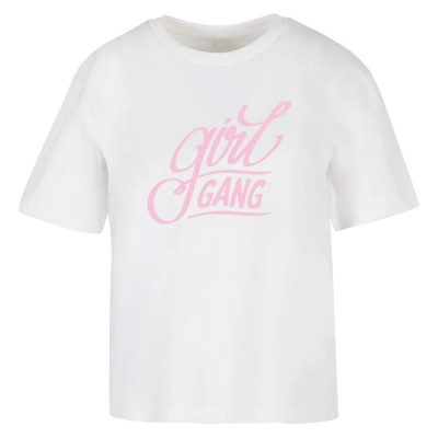 детска,тениска,мъжки,тениски,miss,tee,girl,gang,wording,short,sleeve,t,shirt,white,(white)