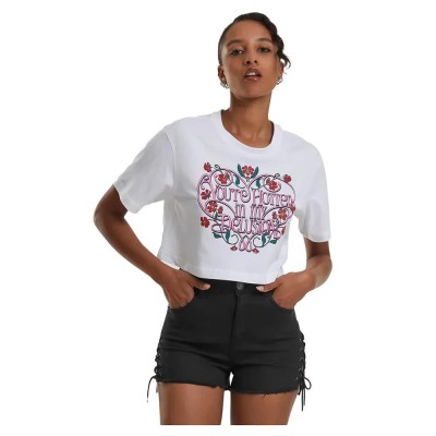 тениска,дамски,тениски,miss,tee,hotter,delusion,short,oversized,short,sleeve,t,shirt,white,(white)
