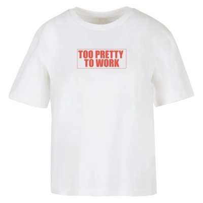 тениска,мъжки,тениски,miss,tee,too,pretty,to,work,short,sleeve,t,shirt,white