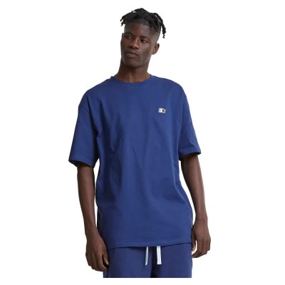 тениска,мъжки,тениски,starter,black,label,starter,essential,oversized,short,sleeve,t,shirt,dark,blue,(blue)