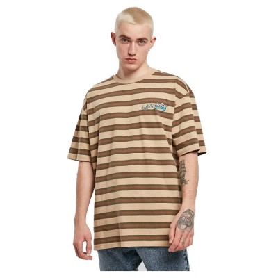 тениска,мъжки,тениски,дамски,тениски,starter,black,label,starter,look,for,the,star,striped,oversized,short,sleeve,t,shirt,beige,(union,beige,dark,olive,bar