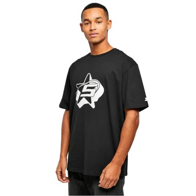 тениска,мъжки,тениски,starter,black,label,starter,shooting,star,oversized,short,sleeve,t,shirt,black,(black)