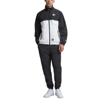 анцуг,мъжки,анцузи,starter,black,label,starter,tracksuit,black,(black,white+black)