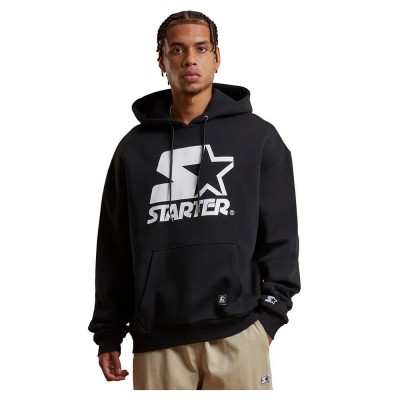 суичър,мъжки,пуловери,starter,black,label,starterd,logo,oversized,hoodie,black