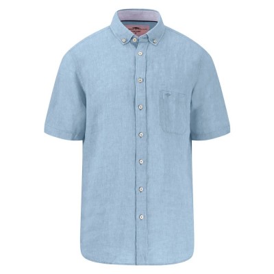 риза,с,къс,ръкав,мъжки,ризи,fynch,hatton,15046001,premium,linen,short,sleeve,shirt,blue,(summer,breeze)