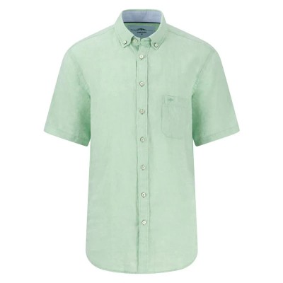 риза,с,къс,ръкав,мъжки,ризи,fynch,hatton,15046001,premium,linen,short,sleeve,shirt,turf,green,(green)