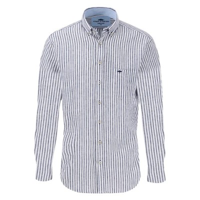 риза,с,дълъг,ръкав,мъжки,ризи,fynch,hatton,15046140,classic,linen,stripes,long,sleeve,shirt,grey