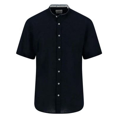 риза,с,къс,ръкав,мъжки,ризи,fynch,hatton,15057008,summer,linen,short,sleeve,shirt,navy,(blue)