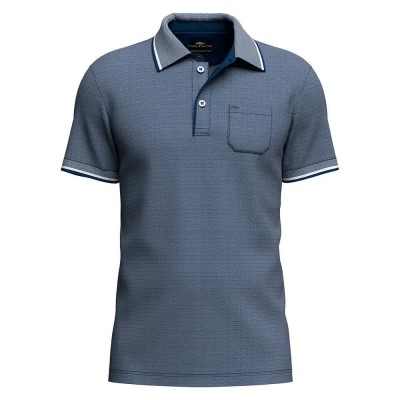 мъжки,блузи,с,яка,fynch,hatton,2,tone,mercerized,short,sleeve,polo,blue,(midnight)