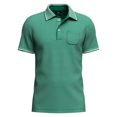 мъжки,блузи,с,яка,fynch,hatton,2,tone,mercerized,short,sleeve,polo,jade,(green)