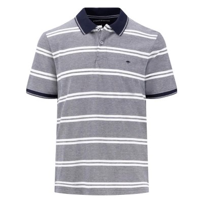 блуза,с,яка,мъжки,блузи,с,яка,fynch,hatton,2,tone,stripe,short,sleeve,polo,navy,(grey)