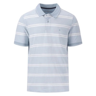 блуза,с,яка,мъжки,блузи,с,яка,fynch,hatton,2,tone,stripe,short,sleeve,polo,summer,breeze,(blue)