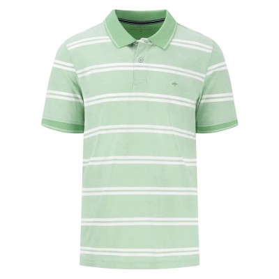 блуза,с,яка,мъжки,блузи,с,яка,fynch,hatton,2,tone,stripe,short,sleeve,polo,turf,green,(green)