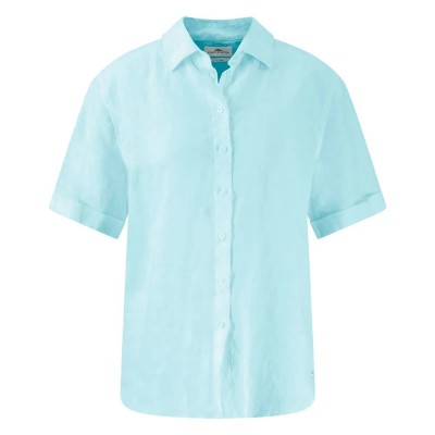 дамски,блузи,дамски,ризи,fynch,hatton,25051047,linen,mix,short,sleeve,blouse,blue