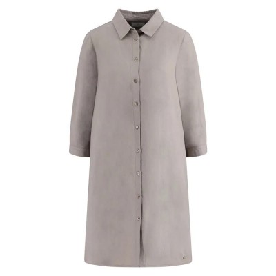 рокля,дамски,поли,и,рокли,fynch,hatton,a,line,linen,mix,3,4,sleeve,dress,summer,taupe