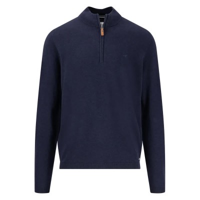 блуза,мъжки,пуловери,дамски,пуловери,fynch,hatton,air,cotton,half,zip,sweater,blue,(navy)