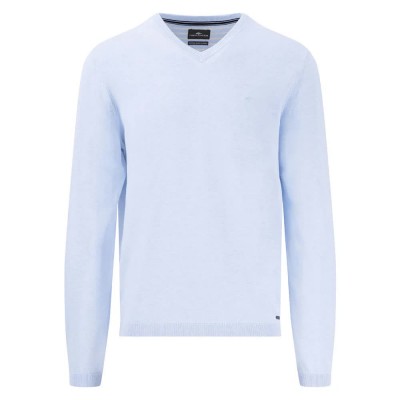 блуза,мъжки,пуловери,fynch,hatton,air,cotton,v,neck,sweater,summer,breeze,(white)