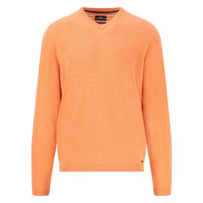 блуза,мъжки,пуловери,fynch,hatton,air,cotton,v,neck,sweater,sunny,orange,(orange)