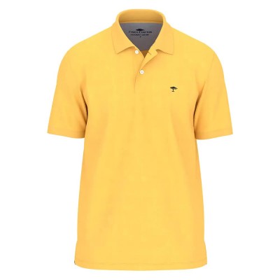 мъжки,блузи,с,яка,fynch,hatton,basic,premium,cotton,short,sleeve,polo,vivid,yellow,(yellow)