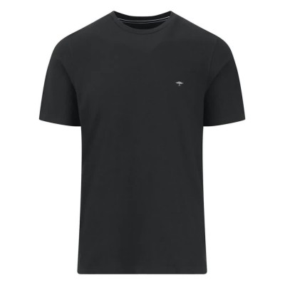 тениска,мъжки,тениски,fynch,hatton,basic,premium,cotton,short,sleeve,t,shirt,black