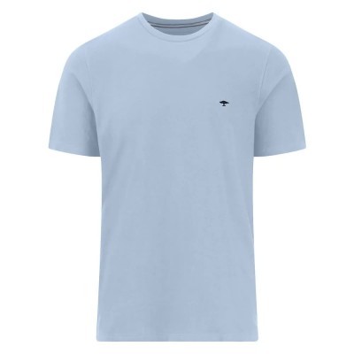 тениска,мъжки,тениски,fynch,hatton,basic,premium,cotton,short,sleeve,t,shirt,summer,breeze,(blue)