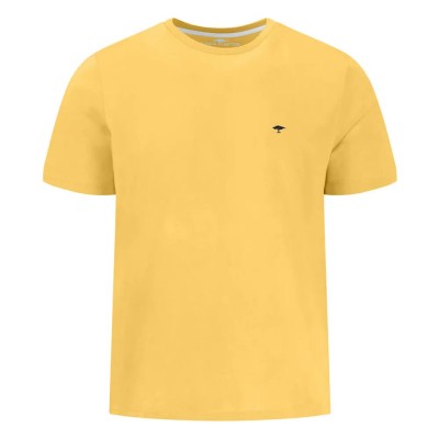 тениска,мъжки,тениски,fynch,hatton,basic,short,sleeve,t,shirt,vivid,yellow,(yellow)