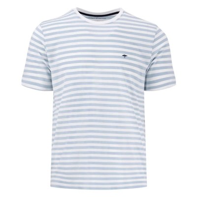 тениска,мъжки,тениски,fynch,hatton,basic,striped,short,sleeve,t,shirt,blue,(summer,breeze)