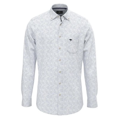 риза,с,дълъг,ръкав,мъжки,ризи,fynch,hatton,blue,story,prints,long,sleeve,shirt,white,(white)