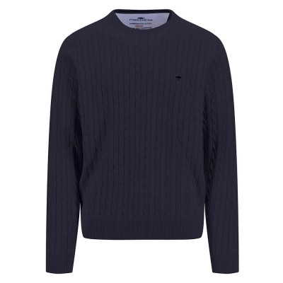 блуза,мъжки,пуловери,fynch,hatton,cable,sweater,blue