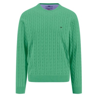 блуза,мъжки,пуловери,fynch,hatton,cable,sweater,turf,green,(green)