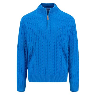 блуза,мъжки,пуловери,fynch,hatton,cable,half,zip,sweater,strong,blue,(blue)