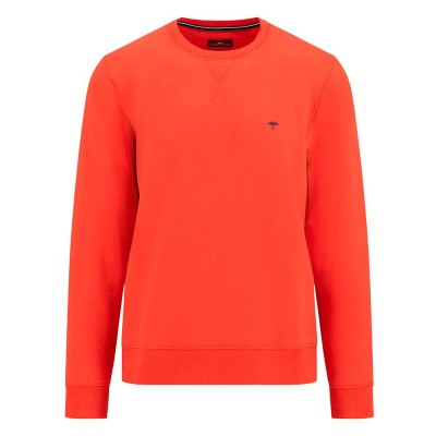 блуза,мъжки,пуловери,fynch,hatton,chunky,basic,sweatshirt,orange,(poppy,red)