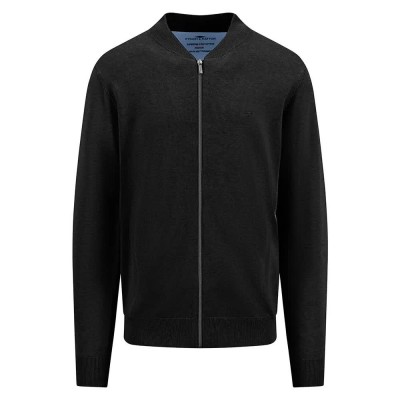 жилетка,мъжки,пуловери,fynch,hatton,college,superfine,cardigan,black