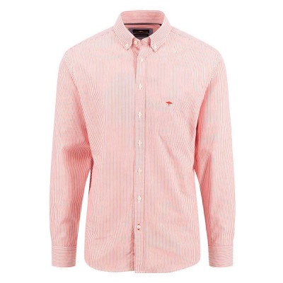 риза,с,дълъг,ръкав,мъжки,ризи,fynch,hatton,classic,stripe,long,sleeve,shirt,pink,(poppy,red)