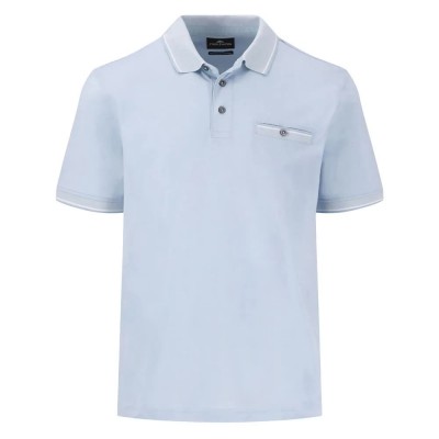 мъжки,блузи,с,яка,fynch,hatton,contrast,mercerized,short,sleeve,polo,blue,(summer,breeze)