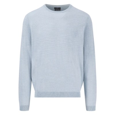 блуза,мъжки,пуловери,fynch,hatton,cotton,linen,sweater,grey