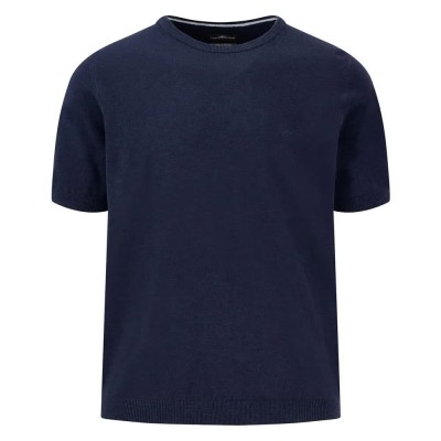 блуза,мъжки,пуловери,fynch,hatton,cotton,linen,shortsleeve,sweater,blue,(navy)