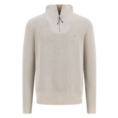 блуза,мъжки,пуловери,fynch,hatton,fisherman,half,zip,sweater,grey,(new,offwhite)