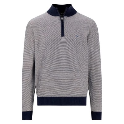 блуза,мъжки,пуловери,fynch,hatton,fine,stripes,half,zip,sweater,grey