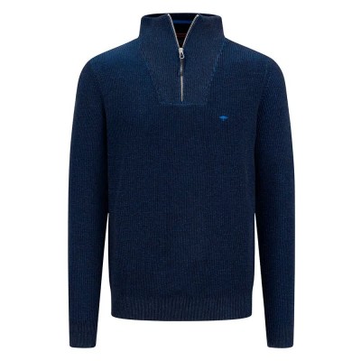 блуза,мъжки,пуловери,fynch,hatton,fisherman,half,zip,sweater,blue,(navy)