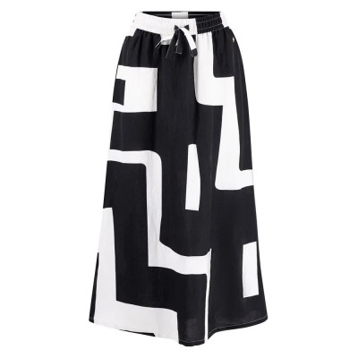 пола,дамски,поли,и,рокли,fynch,hatton,great,steps,linen,mix,long,skirt,black