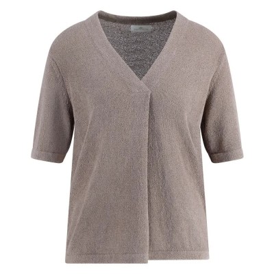риза,с,къс,ръкав,дамски,блузи,дамски,ризи,fynch,hatton,knitted,jersey,short,sleeve,shirt,grey