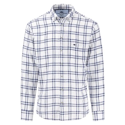 карирана,риза,мъжки,ризи,fynch,hatton,linen,classic,checks,long,sleeve,shirt,white