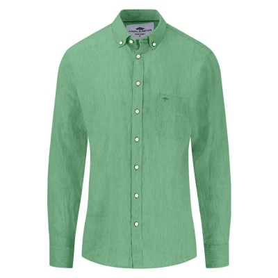 риза,с,дълъг,ръкав,мъжки,ризи,fynch,hatton,linen,fine,stripe,long,sleeve,shirt,green