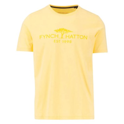 тениска,мъжки,тениски,fynch,hatton,logo,short,sleeve,t,shirt,yellow,(pale,yellow)