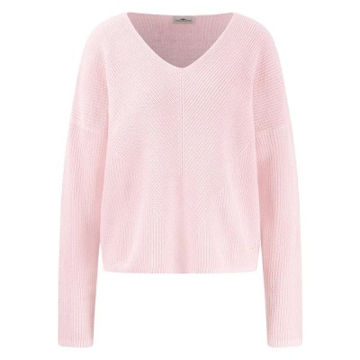 блуза,дамски,пуловери,дамски,плетени,дрехи,fynch,hatton,linen,mix,v,neck,sweater,fresh,rose,(pink)