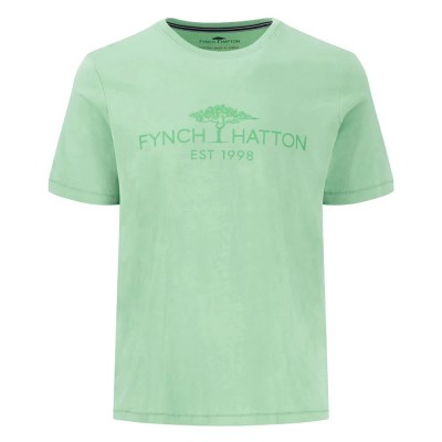 тениска,мъжки,тениски,fynch,hatton,logo,short,sleeve,t,shirt,turf,green,(green)