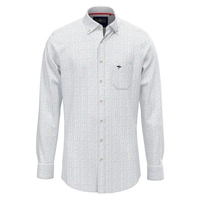 риза,с,дълъг,ръкав,мъжки,ризи,fynch,hatton,multicolor,minimal,print,long,sleeve,shirt,white