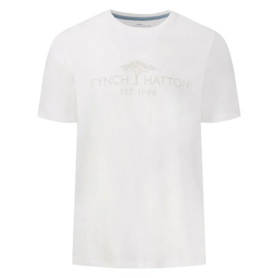 тениска,мъжки,тениски,fynch,hatton,logo,short,sleeve,t,shirt,white,(new,offwhite)